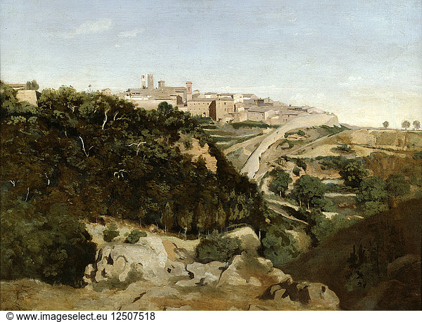 Volterra  Italy  1834. Artist: Jean-Baptiste-Camille Corot