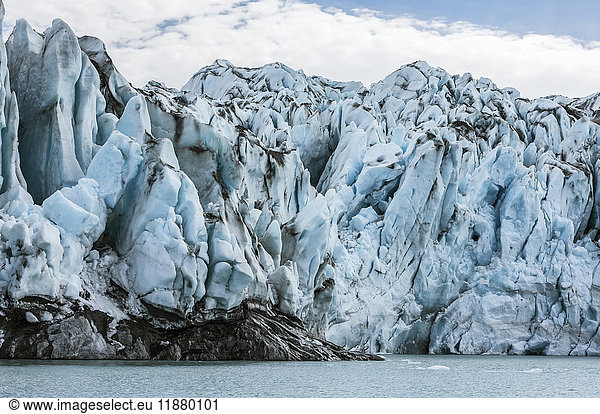 Vorderwand des Colony Glacier  Süd-Zentral-Alaska; Alaska  Vereinigte Staaten von Amerika'.