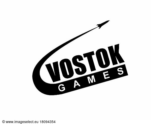 Vostok Games  gedrehtes Logo  Weißer Hintergrund
