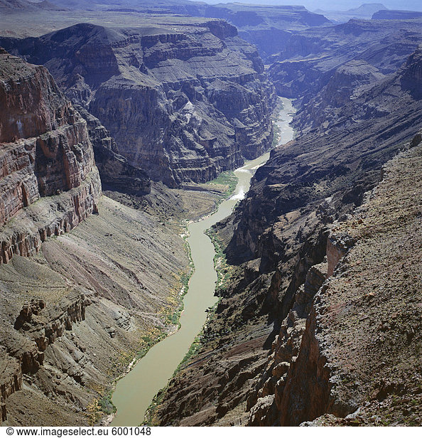 Vulcan Thron  West Rim  über den Colorado River  Grand Canyon  UNESCO Weltkulturerbe  Arizona  Vereinigte Staaten von Amerika (USA)  Nordamerika