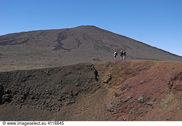 Vulkan Piton de la Fournaise  Insel La Reunion  Frankreich  Afrika
