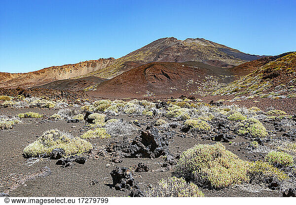 Vulkanische Landschaft der Insel Teneriffa