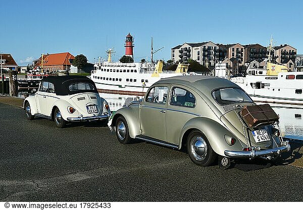 VW Käfer  bei einem Oldtimertreffen in Büsum  Deutschland  Europa