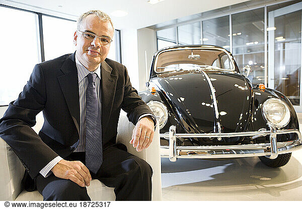 VW of America CEO Stefan Jacoby portrait.