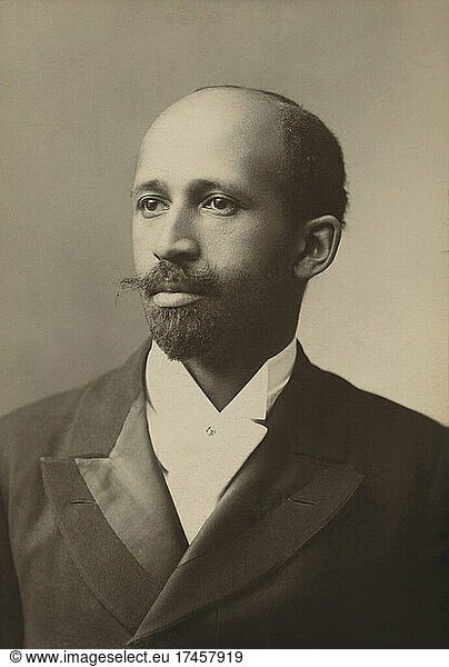 W.E.B. DuBois (1868-1963)  American Civil Rights Activist and Author  head and shoulders Portrait  Boston  Massachusetts  USA  James E. Purdy  1907