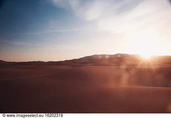 Wüste Sahara  Merzouga  Marokko