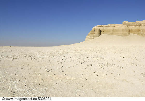 Wüstenlandschaft  Oase Dakhla  Libysche Wüste  Sahara  Ägypten  Afrika