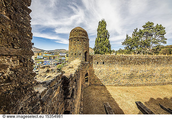 Wachturm  Fasil Ghebbi (Königliche Anlage); Gondar  Amhara-Region  Äthiopien