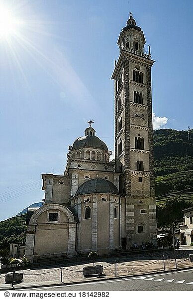 Wallfahrtskirche  Basilika Madonna di Tirano  Tirano  Sondirio  Lombardei  Santuario della Madonna di Tirana  Italien  Europa