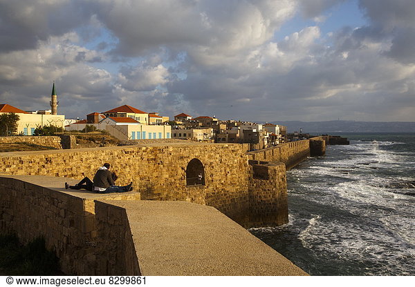 Wand Großstadt Ansicht Naher Osten UNESCO-Welterbe Israel alt