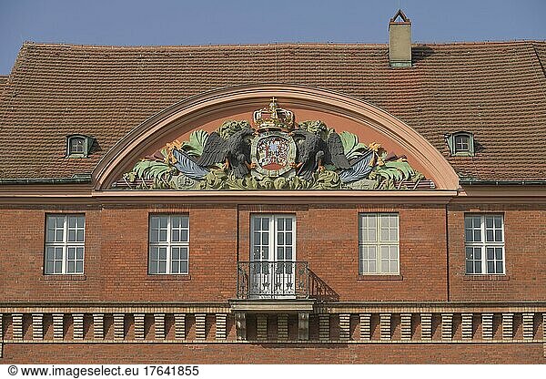 Wappen Eingang  Zitadelle  Spandau  Berlin  Deutschland  Europa
