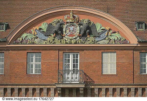Wappen Eingang  Zitadelle  Spandau  Berlin  Deutschland  Europa