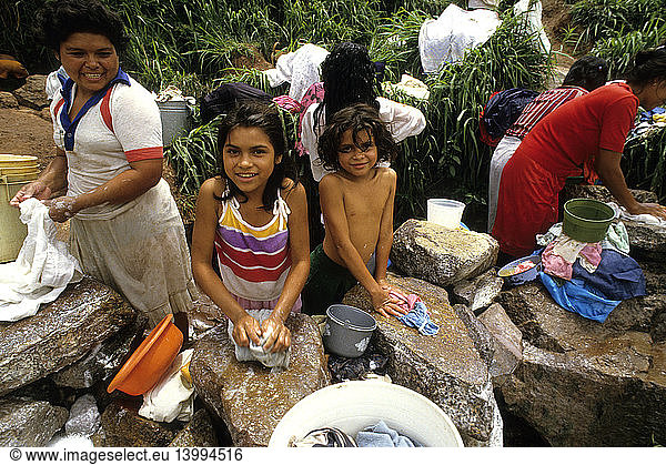Washing Clothes  Tegucigalpa  Honduras