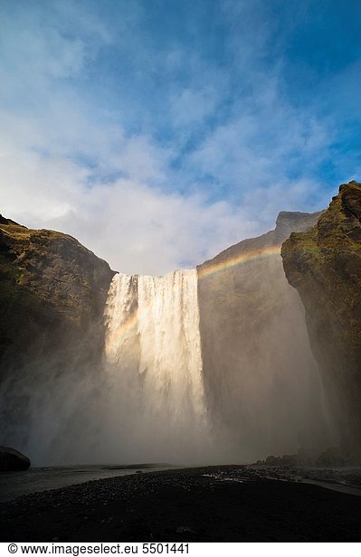 Wasserfall  Island