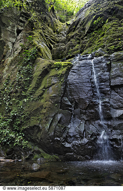 Wasserfall  Nationalpark Rincon de la Vieja  Provinz Guanacaste  Costa Rica  Mittelamerika
