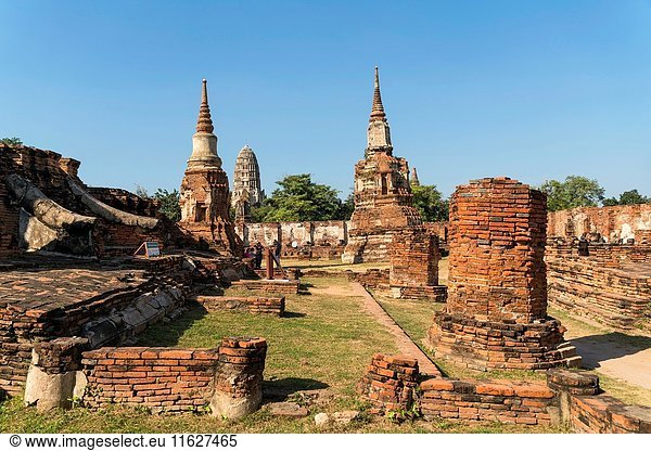 Wat Mahathat  Ayutthaya Historical Park  Thailand  Asia.