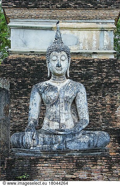 Wat Mahathat Tempelkomplex  Sukhothai Historical Park  Thailand  Asien