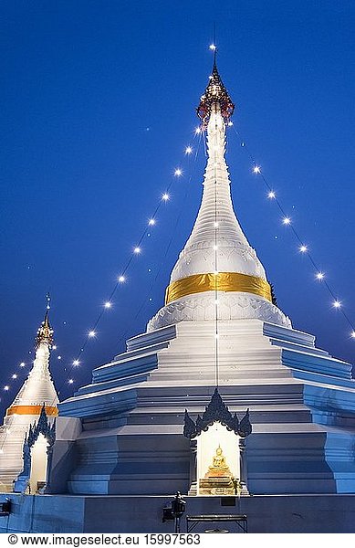 Wat Phra That Doi Kong Mu temple  Mae Hong Son  Thailand.