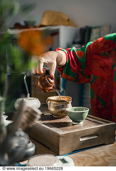 Water Pouring For Tea Ceremony In Copenhagen  Denmark
