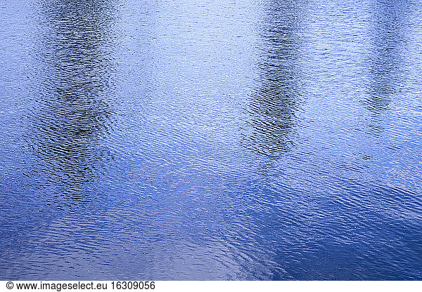 Water surface with reflection