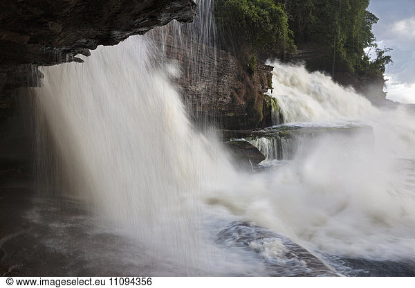 Waterfall  Canaima National Park  Bolivar State  Venezuela