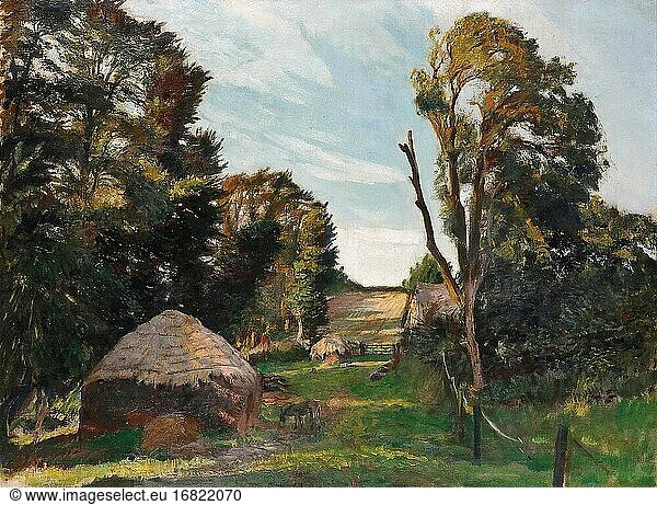 Watson George Spencer - Abend - Britische Schule - 19. Jahrhundert.