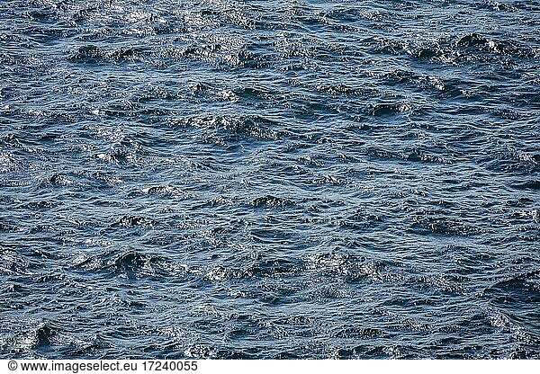 Wavy water surface  sea  Norway  Europe
