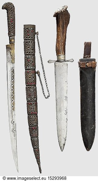 weapons  dagger  17th century  19th century