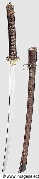 weapons  swords  Asian  Gunto