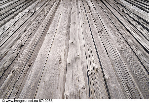 Weathered Wood Boards of Old Barn  Bavaria  Germany