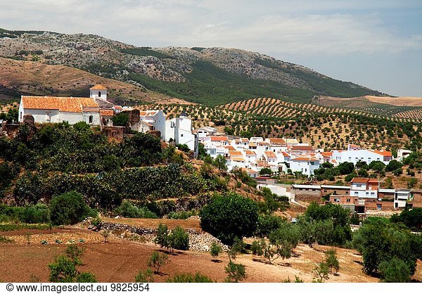 weiß Dorf Andalusien Spanien