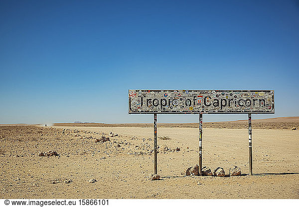 Wendekreis des Steinbocks  Namib-Wüste; Namibia