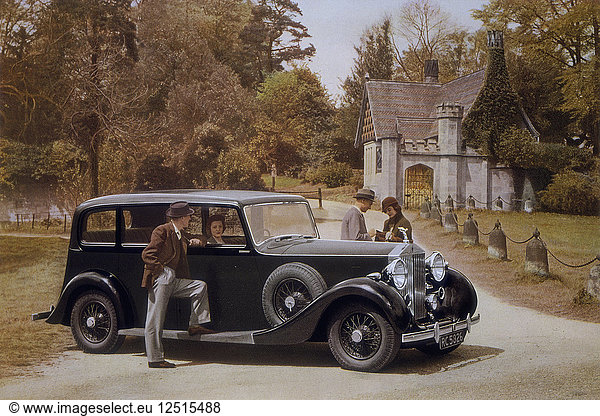 Werbeplakat für Rolls-Royce Autos 1939. Künstler: Unbekannt