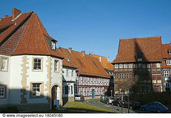 Wernerhaus  alter Teil von Hildesheim  Niedersachsen  Deutschland  Europa
