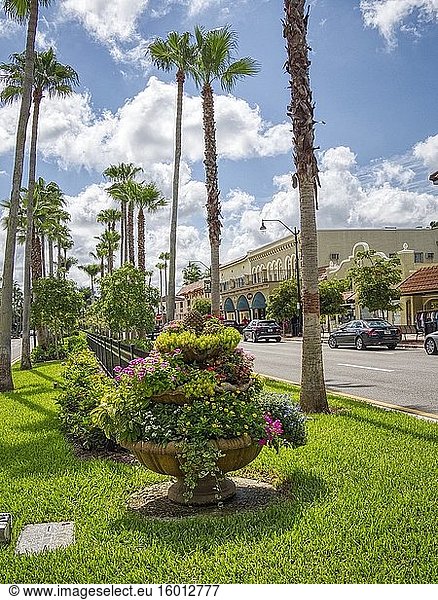 West Venice Avenue in der Golfküstenstadt Venice  Florida  in den Vereinigten Staaten.