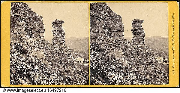 Westley’s Cheltenham Library.Group of 11 Early Stereograph Views of British Landscapes  ca. 1850–1929.Albumen silver prints.Inv. Nr. 1982.1182.833–.843New York  Metropolitan Museum of Art.