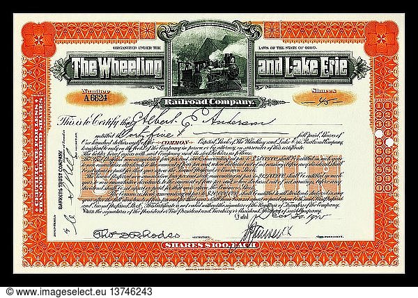 Wheeling and Lake Erie Railroad Gesellschaft 1915