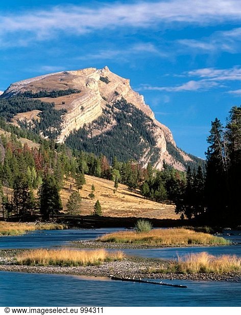 White Rock Mountain und Green River  Wind River Range. Wyoming. USA.