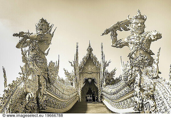 White Temple in Chiang Rai  Thailand