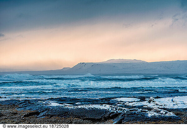 Wild coast of Iceland