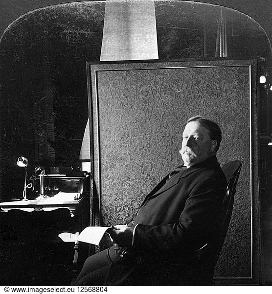 William H. Taft  Kriegsminister  1904-1908.Künstler: HC White