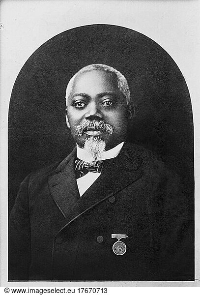 William Harvey Carney (1840-1908)  African American Soldier during American Civil War  recipient of Medal of Honor for his bravery during the 1863 Battle of Fort Wagner  W.E.B. Du Bois Collection