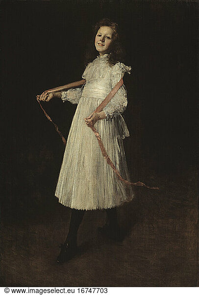 William Merritt Chase  1849–1916. Alice   1892. Oil on canvas  171.8 × 125.4 cm.
Inv. No. 1893.107 
Chicago  Art Institute.