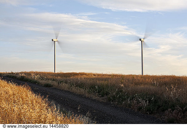 Wind Turbines  Palouse  Washington