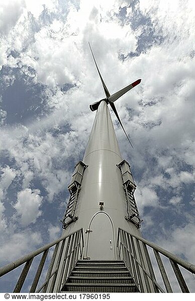 Windenergieanlage  Alternative und grüne Energiequelle