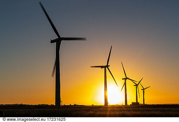 Windenergieanlagen im Windpark