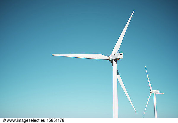 Windmühlen zur Stromproduktion in Spanien.