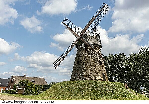 Windmill  Nordhemmern  Minden-Lübbecke  East Westphalia-Lippe  North Rhine-Westphalia  Germany  Europe
