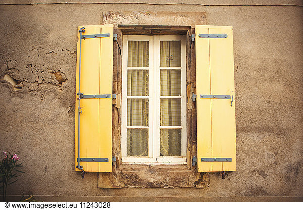Window with shutters  Boutenac  France
