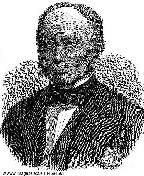 Windthorst  Ludwig  17.1.1812 - 14.3.1891  deut. Politiker  Portrait  Xylografie  um 1880 Windthorst, Ludwig, 17.1.1812 - 14.3.1891, deut. Politiker, Portrait, Xylografie, um 1880,
